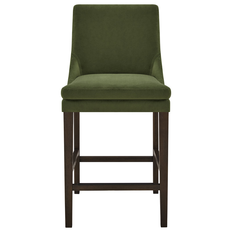 Tabouret de bar et de comptoir Niara, Forest Leather, Tabouret de comptoir (siège d'une hauteur de 26 p