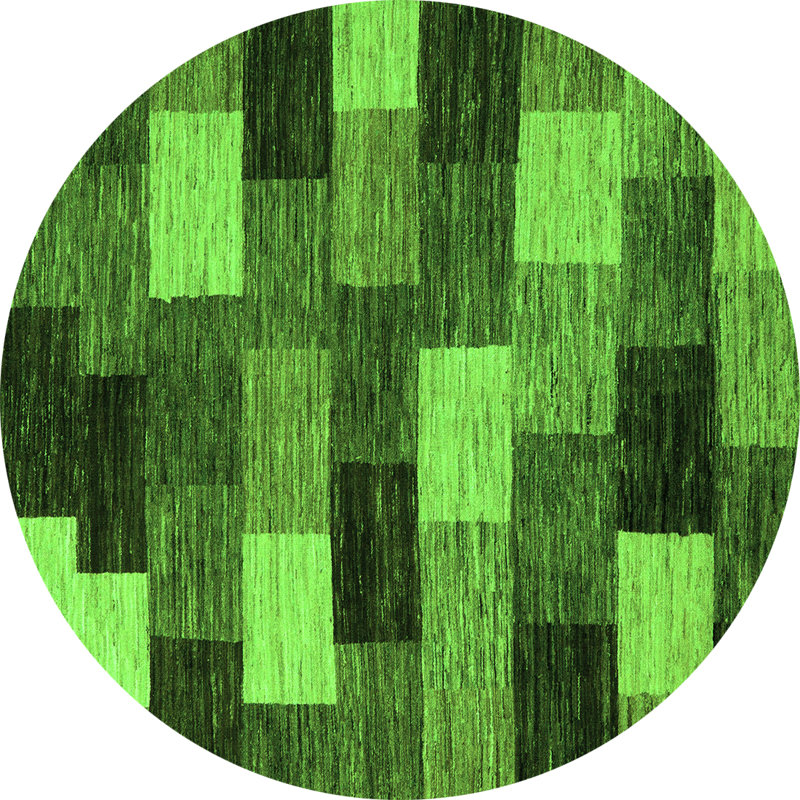 Treden Performance Abstract Indoor Rug, Round 8'