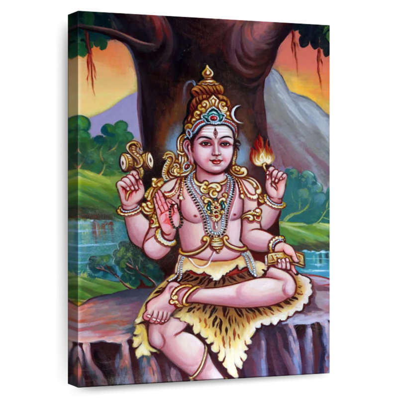 Adella, temple Vivaapathira Kaliamman, Shiva, H 24 po x l 16 po