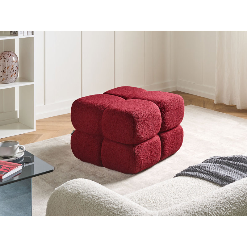 Ottoman, Boucle, Red