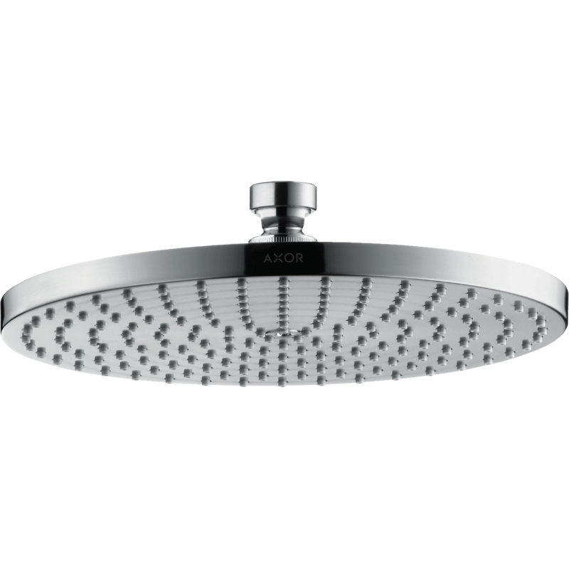 AXOR Starck Shower Head 240 1-Jet, 2.5 GPM, Chrome, 2.5 GPM