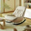 Chaise berçante moderne rembourrée-105259549