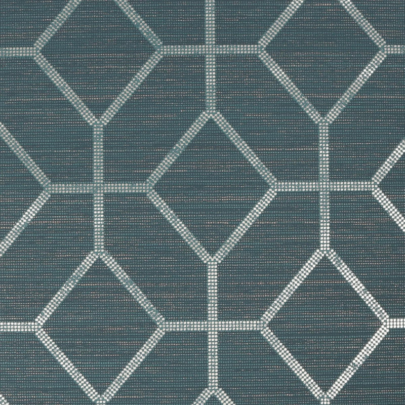 Adelindo Geometric Wallpaper, Teal