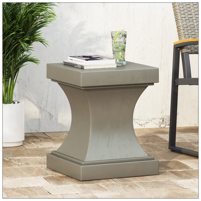 Table d'appoint Athena, Gris clair