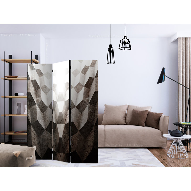Brousseau 172cm H Folding Room Divider, 3