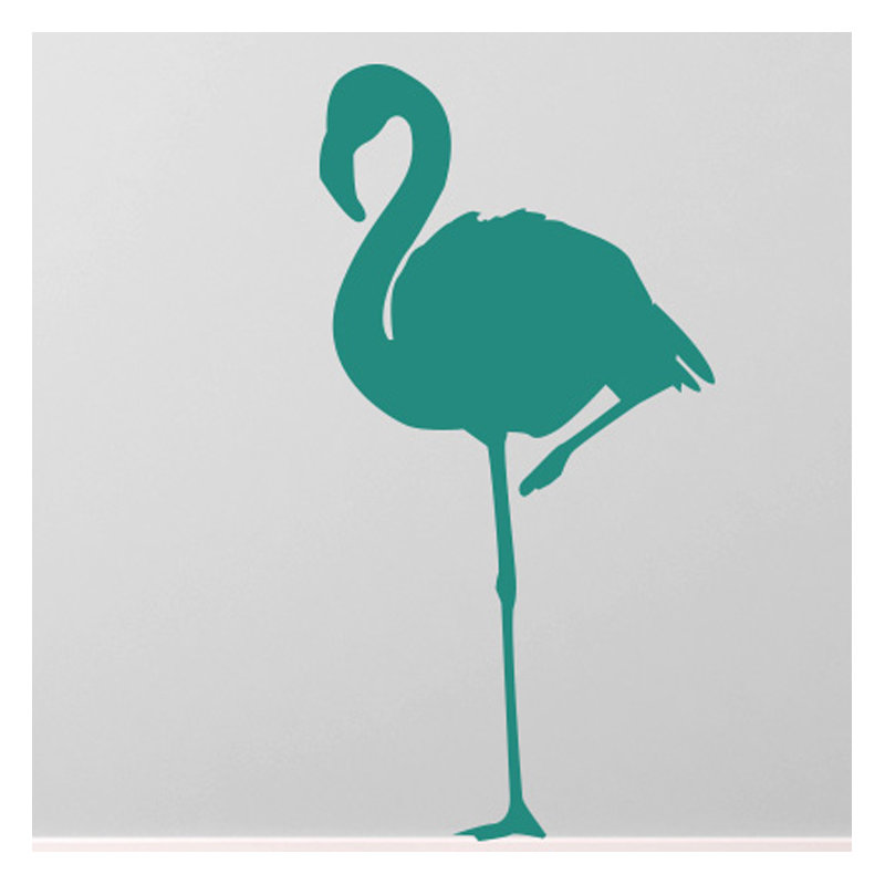 Animals Wall Decal, Medium, Aqua Green