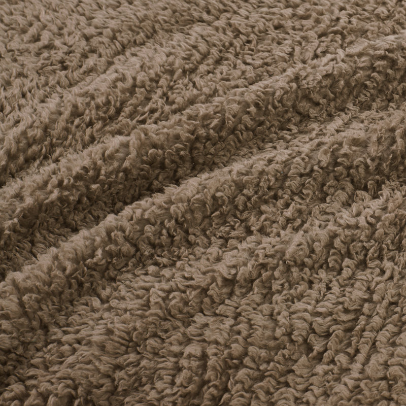 Burlington Berber Cozy Soft Blanket, Full/Queen, Brown
