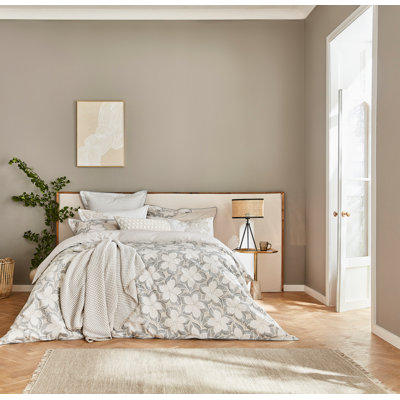 Sana Gray 200 TC Duvet Cover