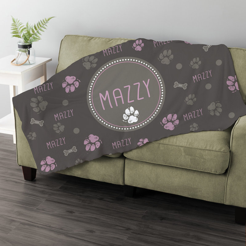 Machine Printed Throw Blanket, Yes