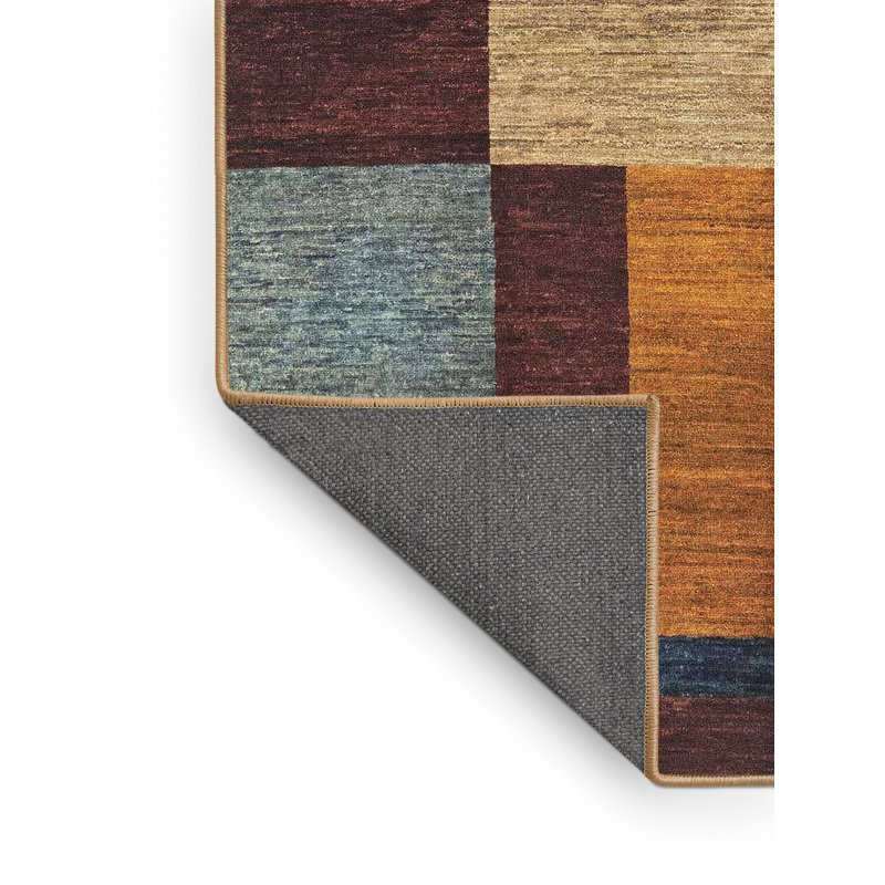Abstract Indoor Rug, Rectangle 7' x 10'