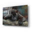 Bungalow Panthère noire 42 par David Stribble, art mural en verre acrylique, 24 po x 16 po-132657550