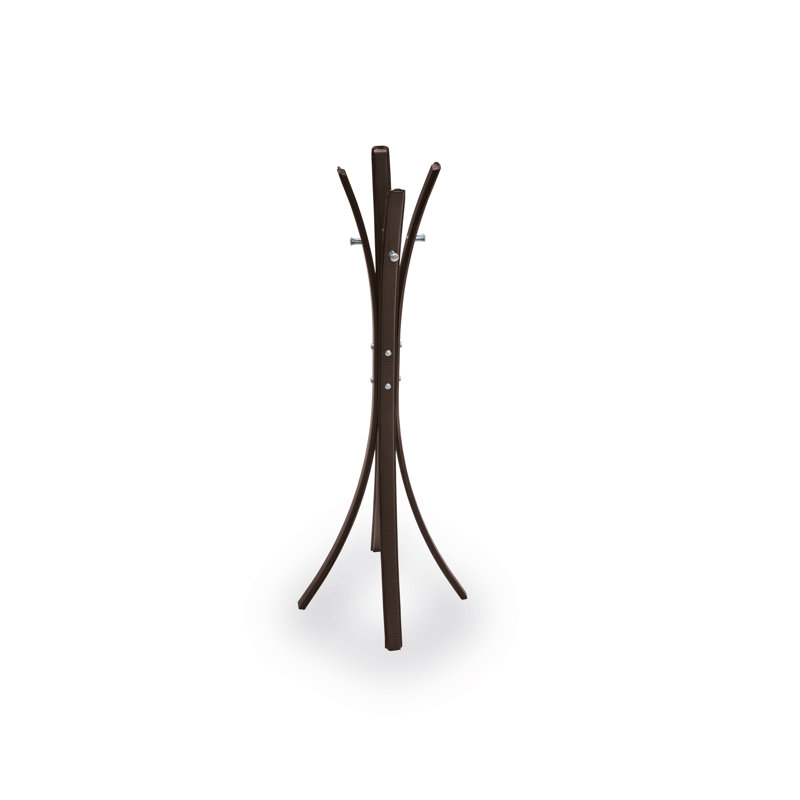 Otis Metal Freestanding Coat Rack, Brown