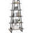 Bookshelf 5 Tier Industrial Wood, Book Shelf, Tall Open Rustic Etagere Bookcase