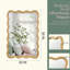 Miroir décoratif rectangulaire en bois massif ondulé, pour chambre à coucher, salle de bain, salon, vestibule-1539636811-1539636813