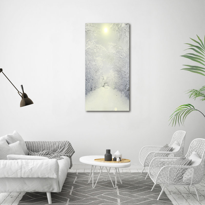 Awel Winter Forest - Wrapped Canvas Print
