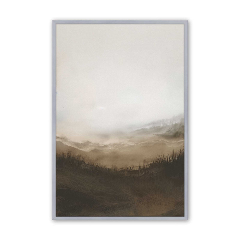 Fogiant Meadows I, Cadre simple en chrome poli poli, H 25,25 po x l 19,25 po