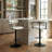 Julchen Swivel Upholstered Adjustable Height Counter Stool