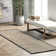 Stephanne Farmhouse Seagrass Natural/Dark Gray Area Rug