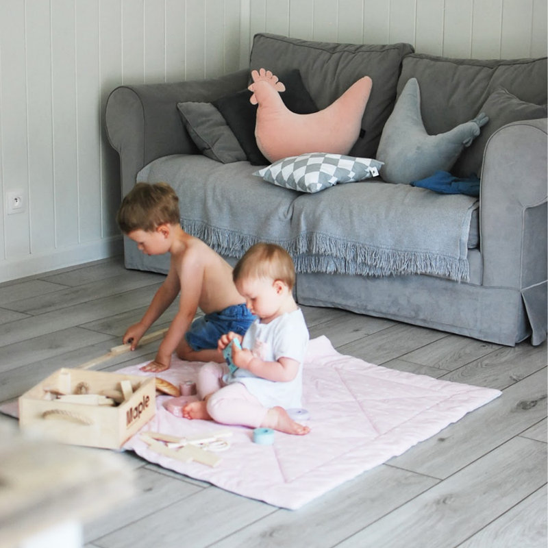 Abner Cotton 110cm L Changing Mat, Pink