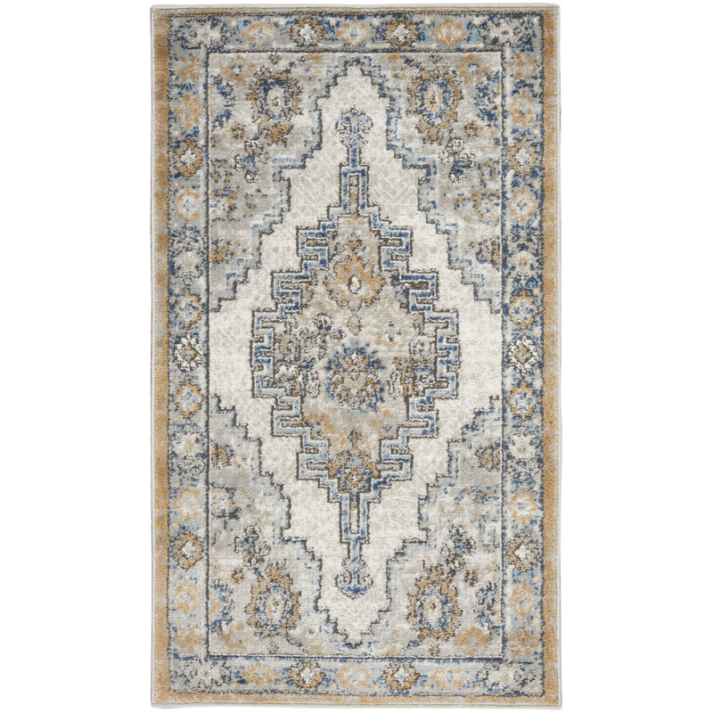 Oriental Indoor Rug, Rectangle 2'2" x 3'9"