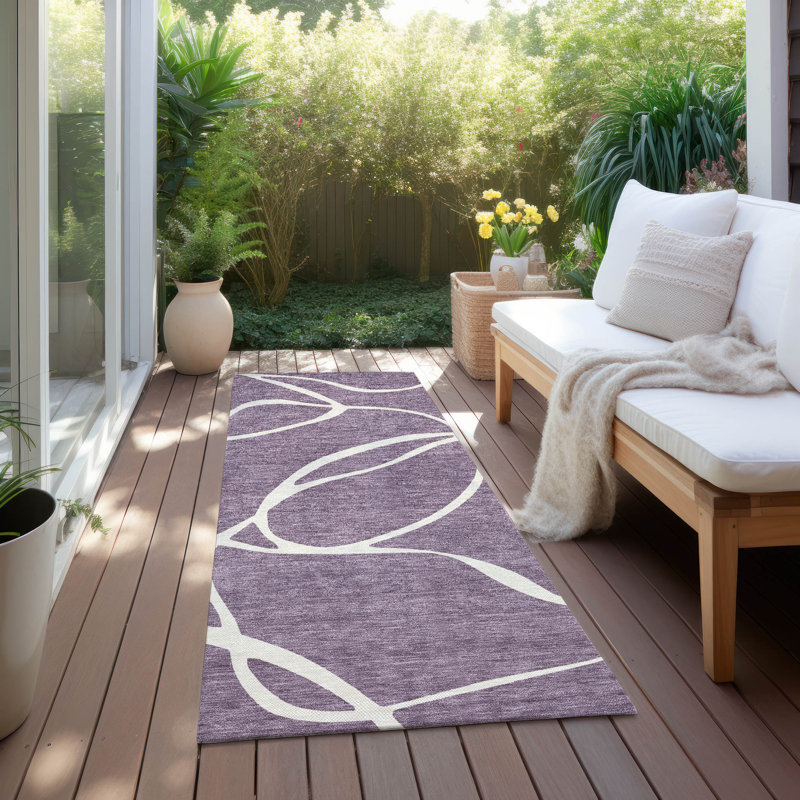 Machine Washable Indoor/Outdoor Chayden ACN999 Rug, Runner 2'3" x 7'6"