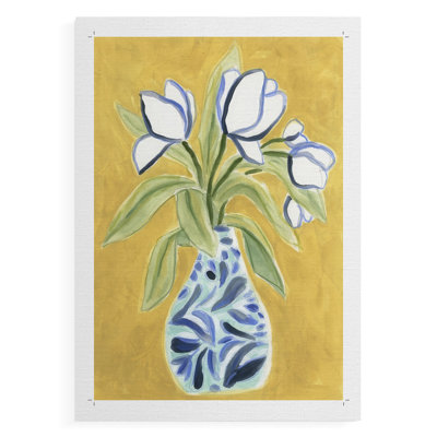 Vase de tulipes I - impression sur toile seulement - non encadrée