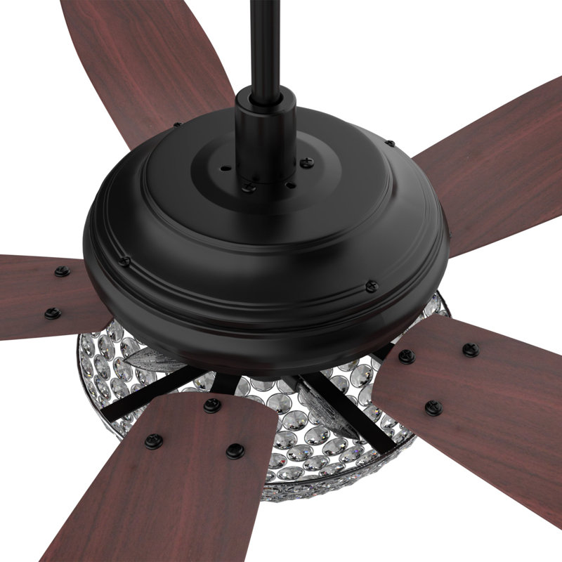 Huntley Ceiling Fan with Remote, Light Kit Included, 52" Wide, 188 RPM