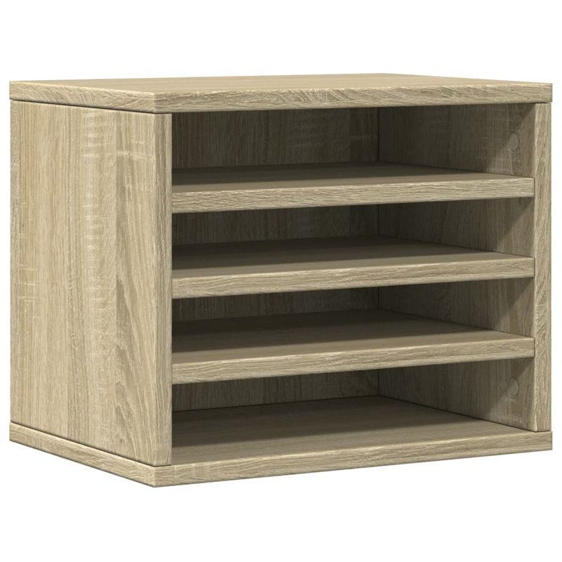  Desk Organiser 36X26x29.5 Cm Engineered Wood, Sonoma Oak