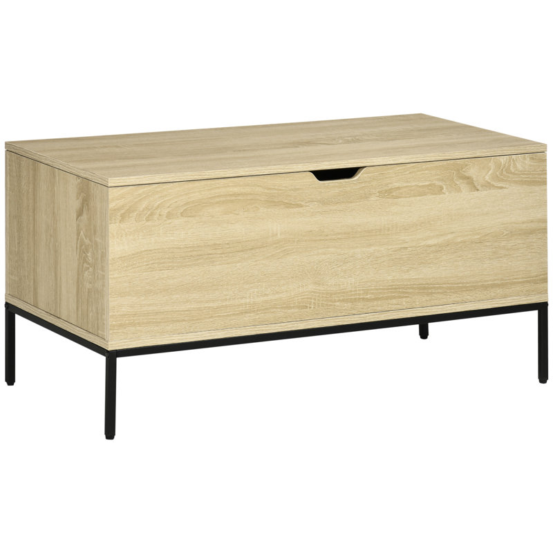 Banc de rangement à couvercle rabattable Tsakistra