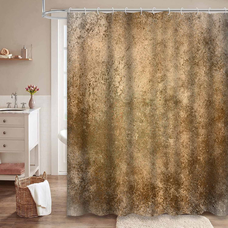 Toile brune brun clair avec 12 crochets Western Country, L 72 po x l 72 po