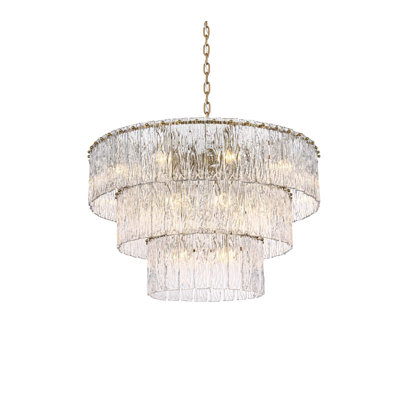 Lustre en verre 32 pouces Intisar