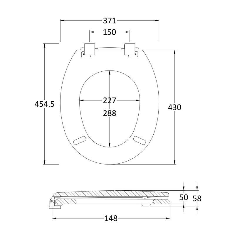 Elongated Toilet Seat