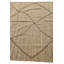 Tapis carré brun clair Iraheta