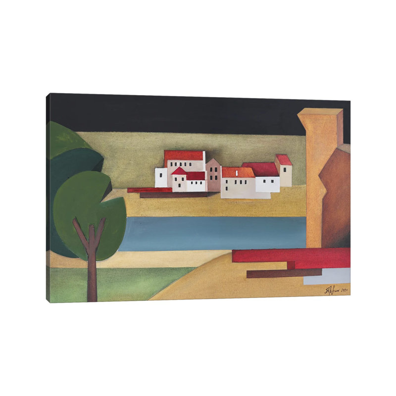 On The Edge Of The World by Alexander Trifonov - Wrapped Canvas Print, 66.04cm H x 101.6cm W
