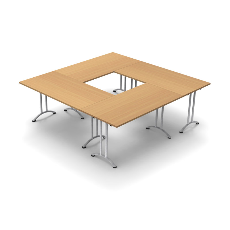 Tables de réunion pour 8 personnes complètes, Hêtre