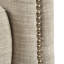 Fauteuil demi-tonneau pivotant à 360 degrés avec capitonnage et têtes de clou Arazia, taupe Lavaca-1820276367