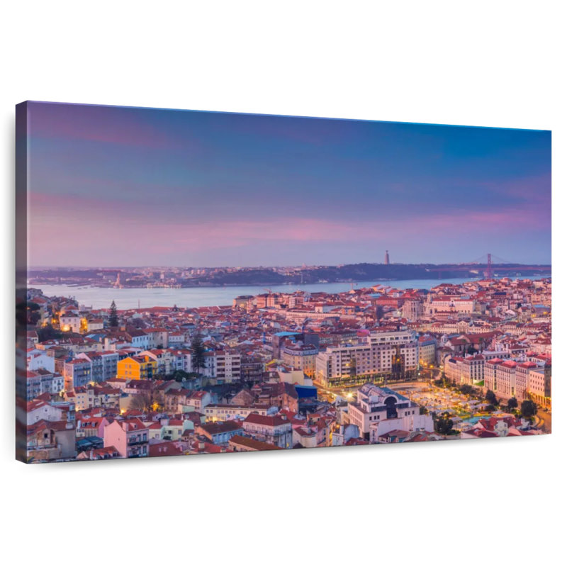 Nicci Lisbon Morning Scenery, H 32 po x l 48 po