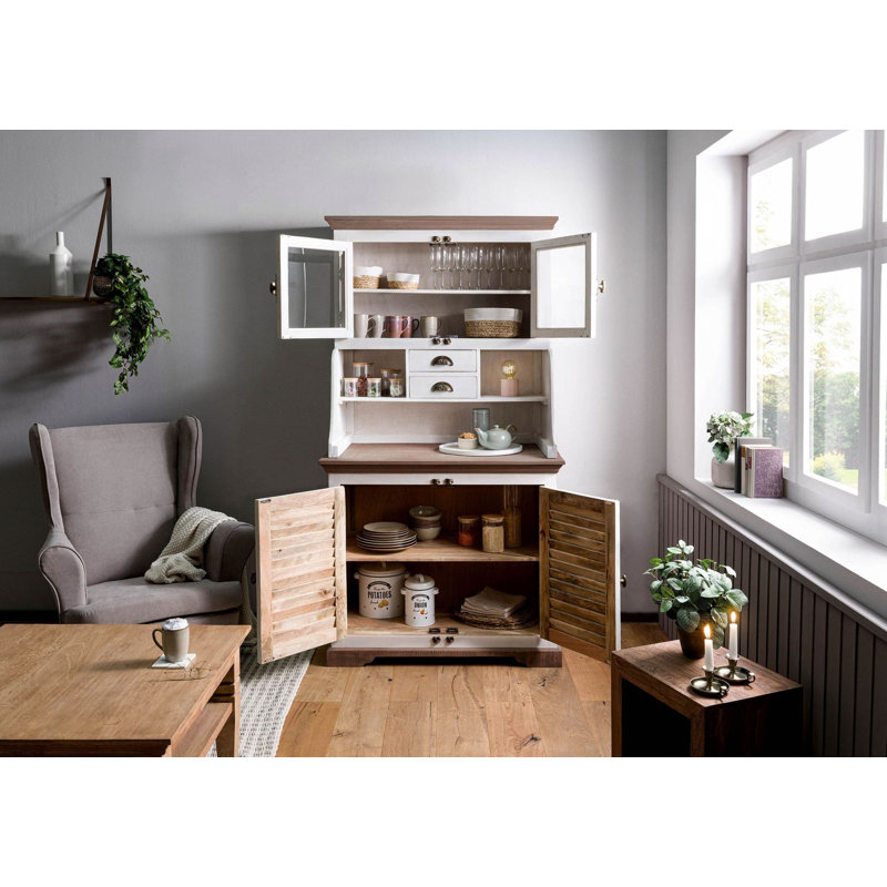 Toulouse Display Cabinet, Lacquered White
