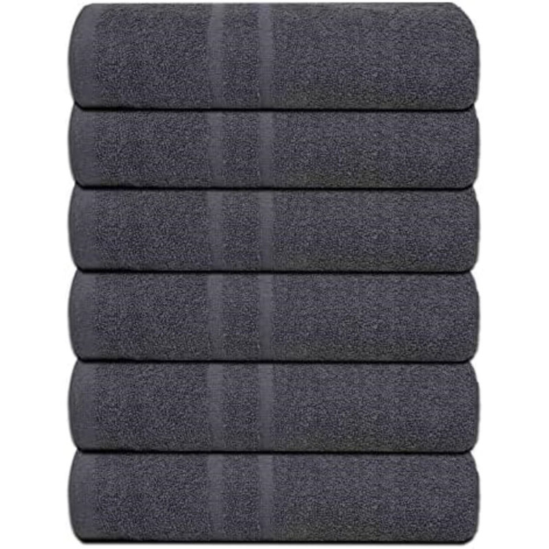 Cotton Bath Towel, Gray