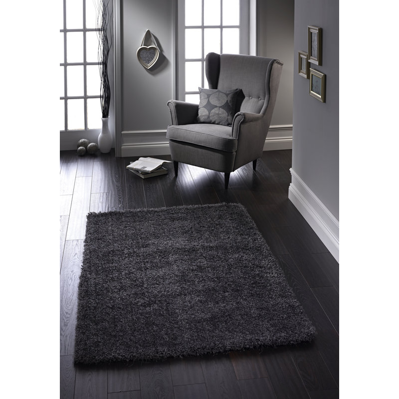 Coopers New Grey Shaggy Rug, Rectangle 140 x 200cm