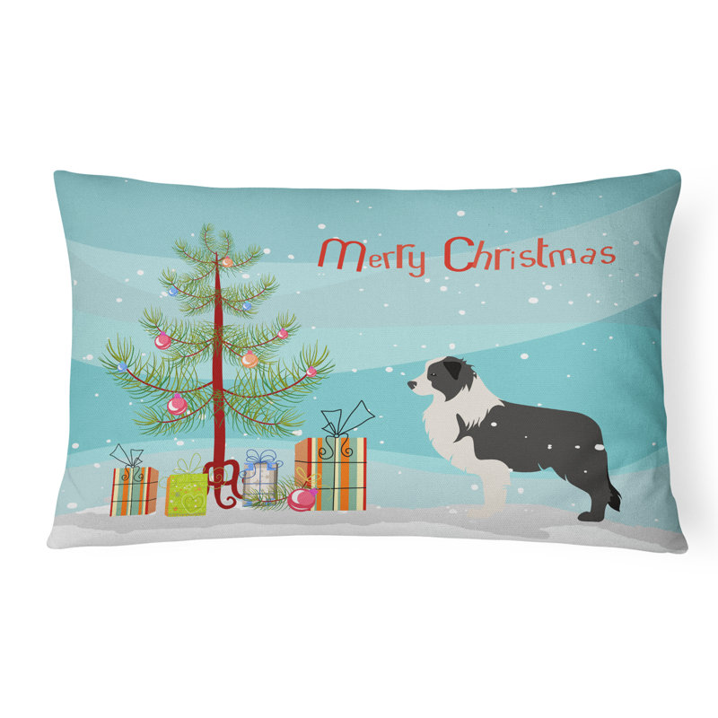 Coussin lombaire intérieur/extérieur à bordure collie