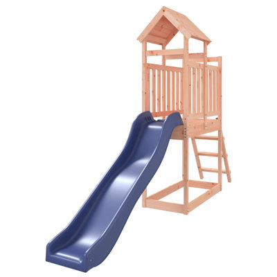 Galarza Freeport Park 304cm W x 64cm D Outdoor Solid Wood Playhouse