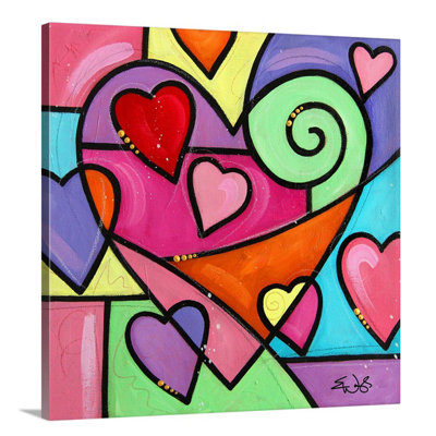 'Colourful Love I' by Eric Waugh Graphic Art Print