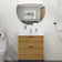 30.2"X18.5" White Rectangular Single Vanity Top With 1 Faucet Hole And Overflow(Sink Only)