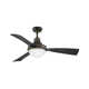 Burghard 50'' 3 Blade Ceiling Fan with LED Light Kit