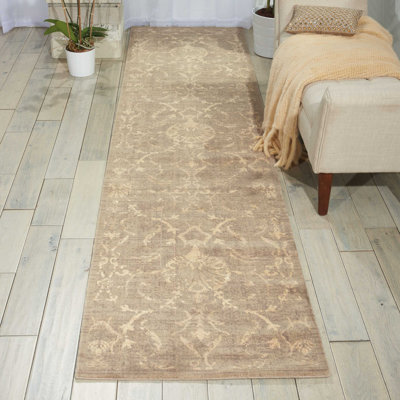 Tapis éclectique brun Dewitt
