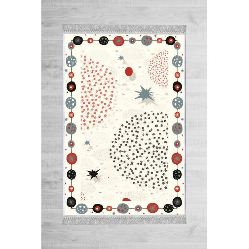 Eusden Polka Dots Area Rug, Rectangle 180 x 280cm