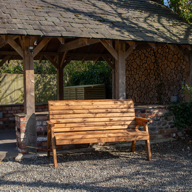 Samuel Alexander Wood Outdoor Bench
