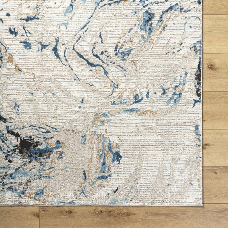 Sutley Abstract Indoor Rug, Rectangle 7'10" x 10'