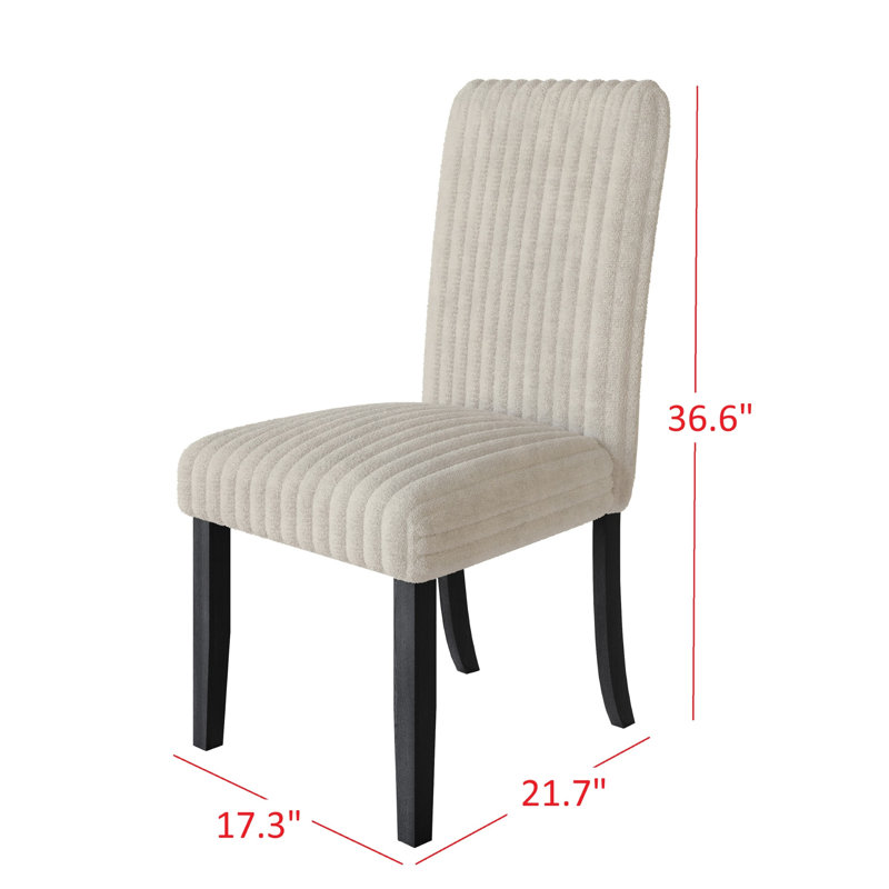 Celine 6-Piece Dining Set, Beige clair